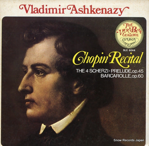 ASHKENAZY, VLADIMIR chopin recital SLC6044