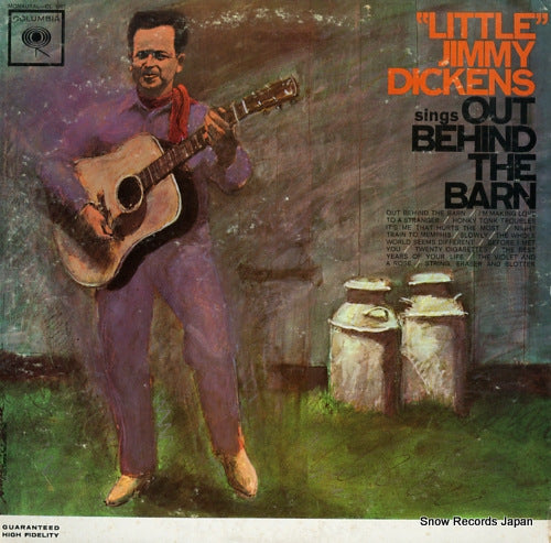 DICKENS, LITTLE JIMMY little jimmy dickens sings out behind the barn CL1887