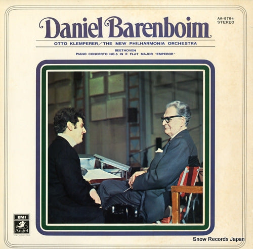 BARENBOIM, DANIEL beethoven; piano concerto no.5 "emperor" AA-8794