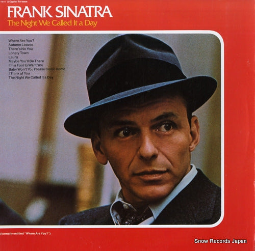 SINATRA, FRANK the night we called it a day SN-16111