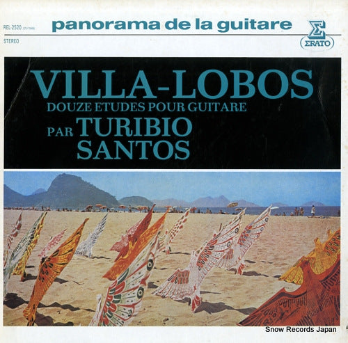SANTOS, TURIBIO villa-lobos; douze etudes pour guitare REL-2520