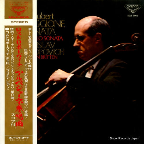 ROSTROPOVICH, MSTISLAV schubert; arpeggione sonata / bridge; cello sonata SLA1015