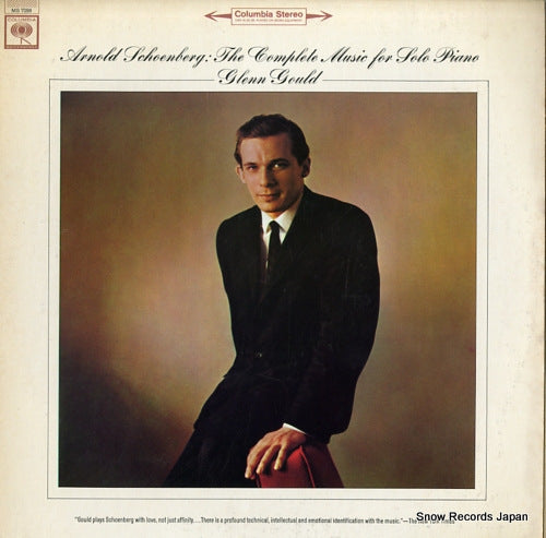 GOULD, GLENN schoenberg; the complete music for solo piano MS7098