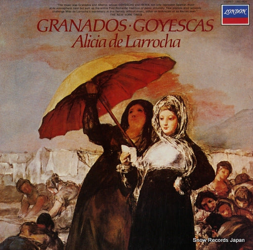 LARROCHA, ALICIA DE granados; goyescas L16C-1622