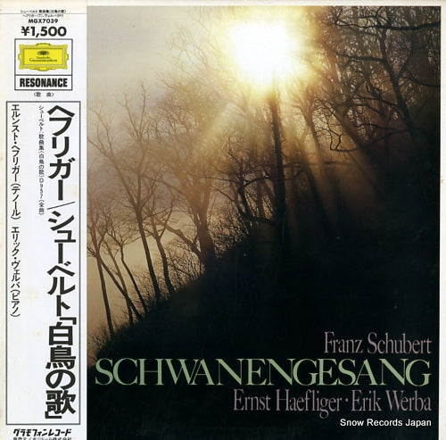 HAEFLIGER, ERNST schubert; schwanengesang MGX7039