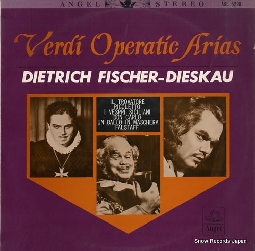 FISCHER-DIESKAU, DIETRICH verdi operatic arias ASC5290