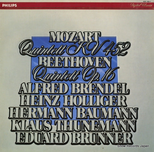 BRENDEL, ALFRED mozart; quintett kv.452 420182-1