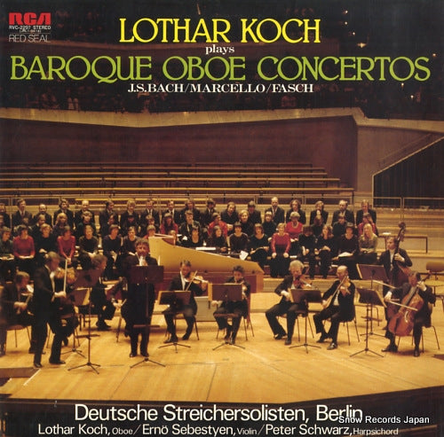 KOCH, LOTHAR lothar koch plays baroque oboe concertos RVC-2297