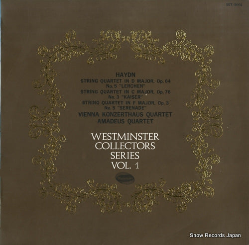 VIENNA KONZERTHAUS QUARTET, THE westminster collectors series vol.1 SET6001