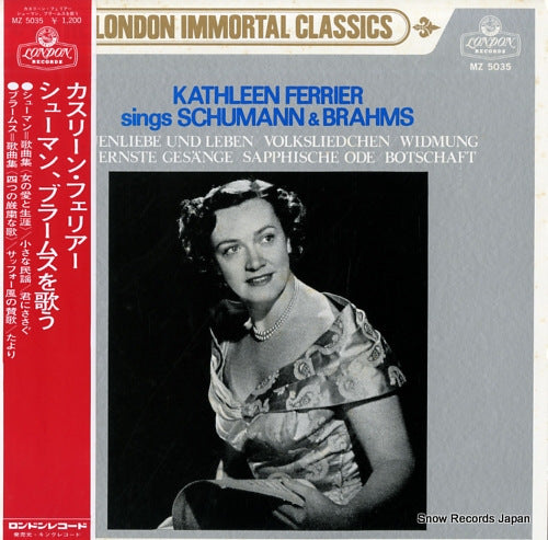 FERRIER, KATHLEEN kathleen ferrier sings schumann & brahms MZ5035