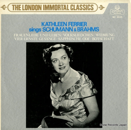 FERRIER, KATHLEEN kathleen ferrier sings schumann & brahms MZ5035