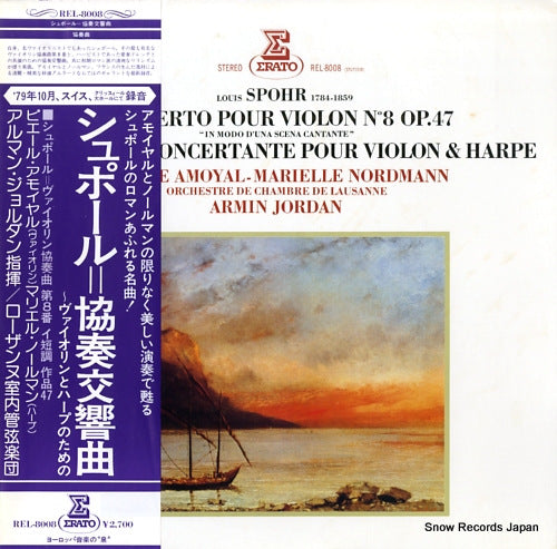 JORDAN, ARMIN spohr; concerto pour violin no.8 op.47 "in modo d'una scena cantante" REL-8008