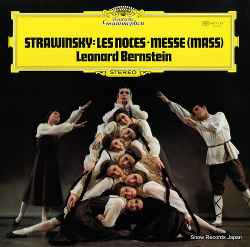 BERNSTEIN, LEONARD stravinsky; les noces / messe(mass) MG1118