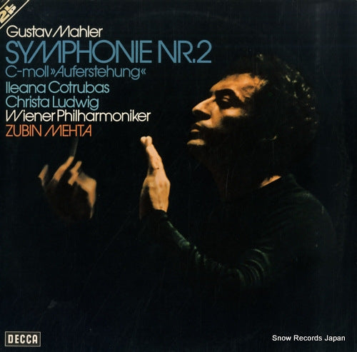 MEHTA, ZUBIN mahler; symphonie nr.2 c-moll "auferstehung" 6.48092