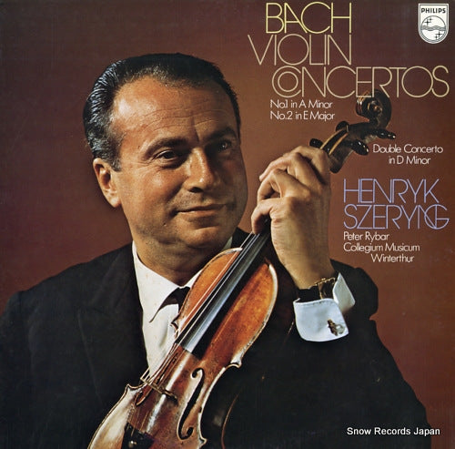 SZERYNG, HENRYK bach; violin concertos no.1 & no.2 13PC-264