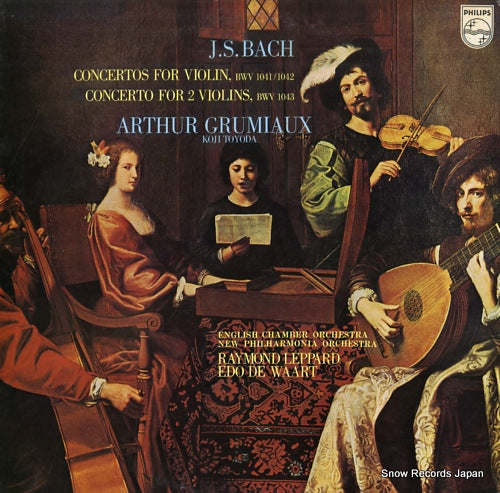 GRUMIAUX, ARTHUR bach; concertos for violin, bwv 1041 / 1042 13PC-245
