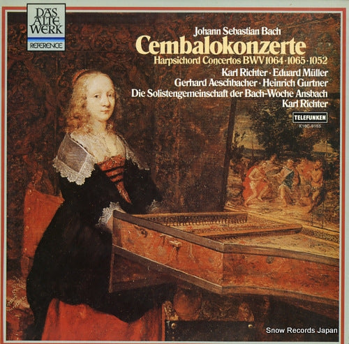 RICHTER, KARL bach; cembalokonzerte K16C-9155
