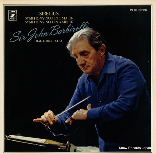 BARBIROLLI, JOHN sibelius; symphony no.3 & 4 EAC-85049