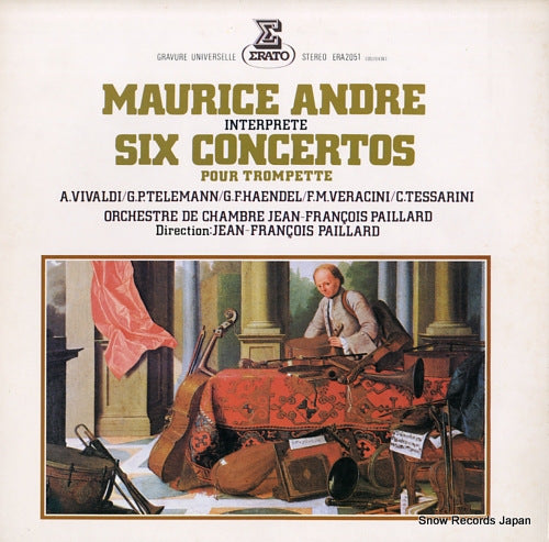 ANDRE, MAURICE maurice andre interprete six concertos pour trompette ERA2051