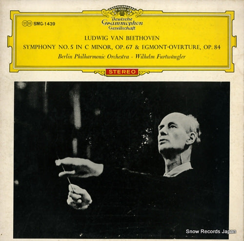FURTWANGLER, WILHELM beethoven; symphony no.5 in c minor, op.67 SMG-1439