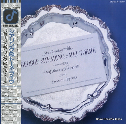 SHEARING, GEORGE, AND MEL TORME an evening with george shearing and mel torme ICJ-80230