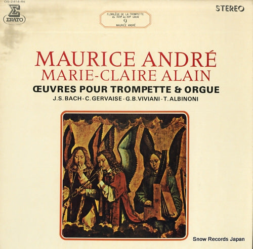 ANDRE, MAURICE oeuvre pour trompette et orgue OS-2414-RE