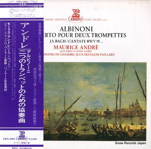 ANDRE, MAURICE albinoni; concerto pour deux trompettes ERX-2007