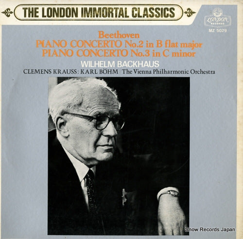 BACKHAUS, WILHELM beethoven; piano concerto no.2 in b flat major MZ5029