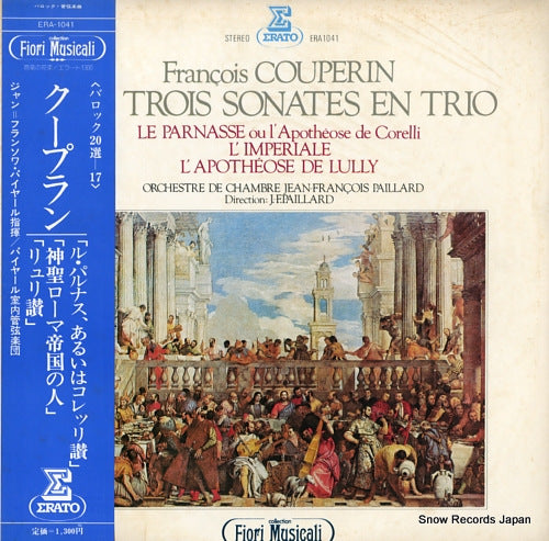 PAILLARD, JEAN-FRANCOIS couperin; les trois sonates en trio ERA-1041