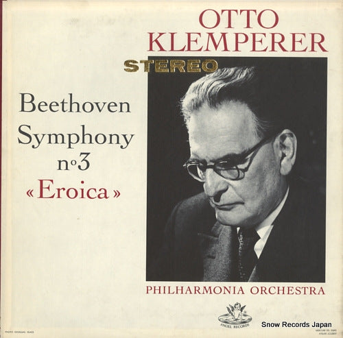 KLEMPERER, OTTO beethoven; symphony no.3 "eroica" S35853