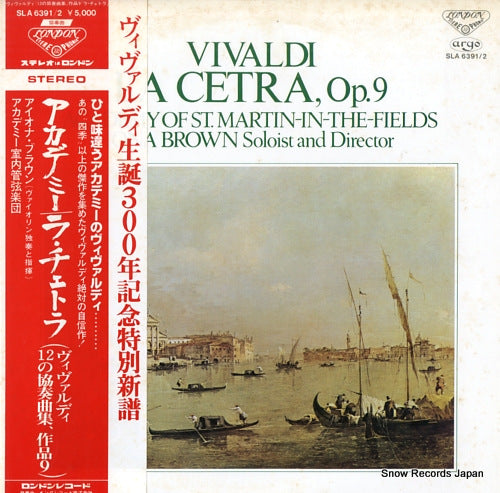 BROWN, IONA vivaldi; la cetra, op.9 SLA6391/2
