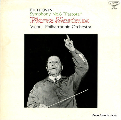 MONTEUX, PIERRE beethoven; symphony no.6 "pastorale" GT-9029