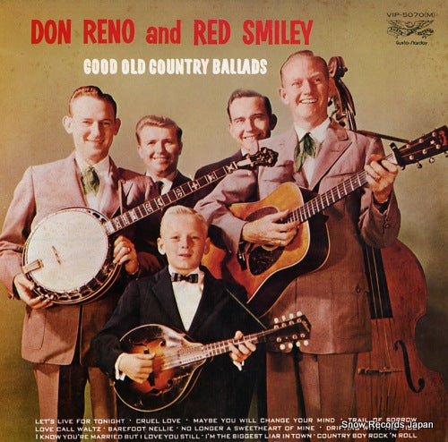 RENO, DON, AND RED SMILEY good old country ballads VIP-5070(M)