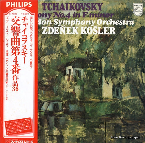 KOSLER, ZDENEK tchaikovsky; symphony no.4 in f minor X-7633