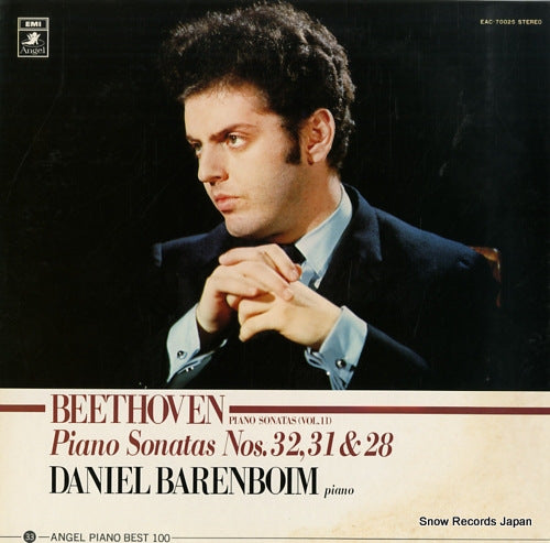 BARENBOIM, DANIEL beethoven; piano sonatas nos.32, 31 & 28 EAC-70025