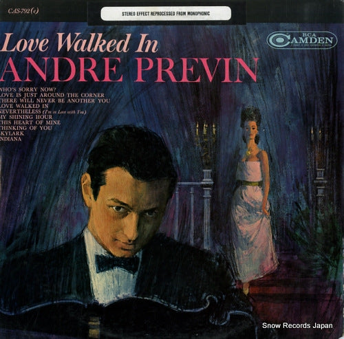 PREVIN, ANDRE love walked in andre previn CAS-792E