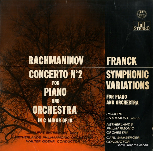 ENTREMONT, PHILIPPE rachmaninov; piano concerto no.2 SM2062