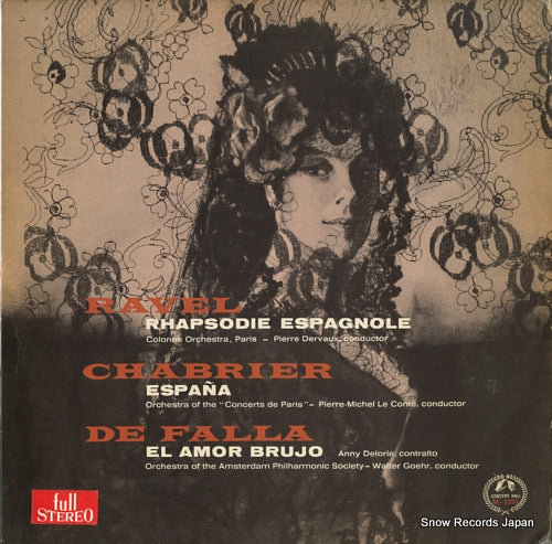 DERVAUX, PIERRE ravel; rhapsodie espagnole M2253
