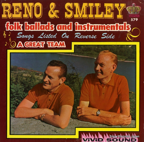 RENO AND SMILEY fok ballads and instrumentals KING579