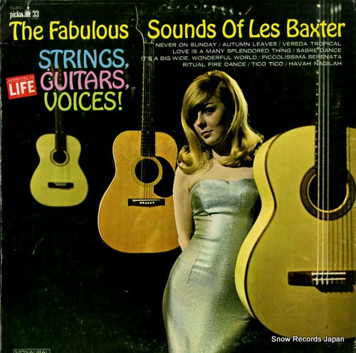 BAXTER, LES the fabulous sounds of les baxter, strings, guitars, voices! PC3011