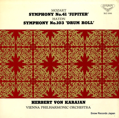KARAJAN, HERBERT VON mozart; symphony no.41, in c major, k.551 "jupiter" SLC1246