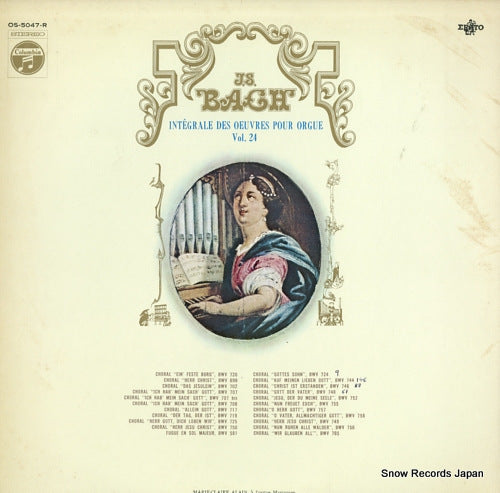 ALAIN, MARIE-CLAIRE bach; integrale des oeuvres pour orgue vol.24 OS-5047-R