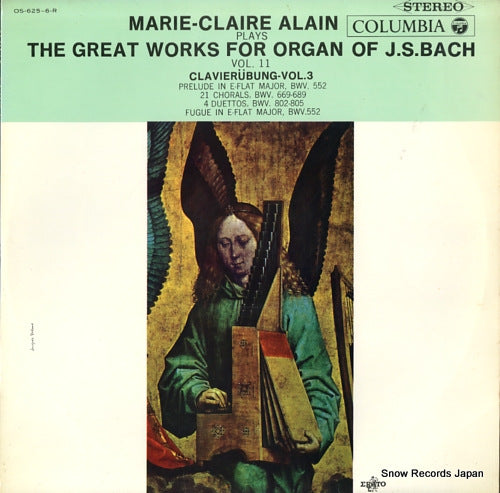 ALAIN, MARIE-CLAIRE marie-claire alan plays the great works for organ of j.s. bach OS-625-6-R