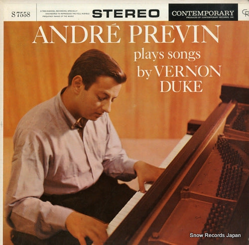 PREVIN, ANDRE andre previn plays songs by vernon duke S7558