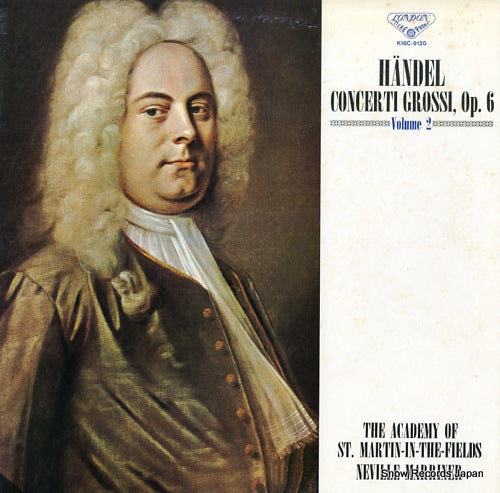 MARRINER, NEVILLE handel; concerti grossi op.6 volume 2 K16C-9120