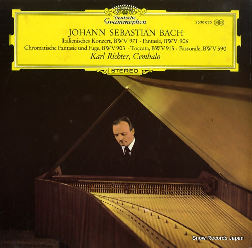RICHTER, KARL bach; italienisches kozert, bwv 971 2530035