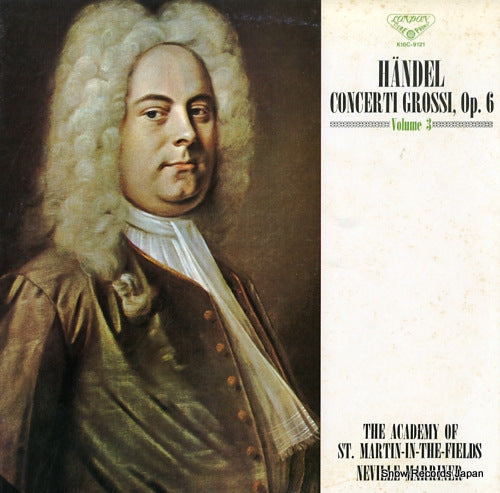 MARRINER, NEVILLE handel; concerti grossi op.6 volume 3 K16C-9121