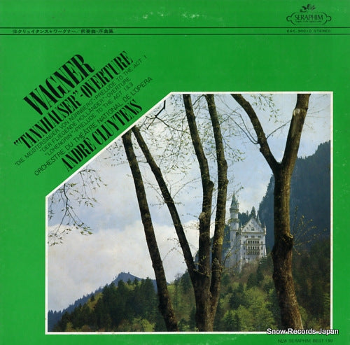 CLUYTENS, ANDRE wagner; "tannhauser" -overture EAC-30010