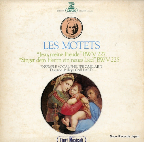 ENSEMBLE VOCAL PHILIPPE CAILLARD bach; les motets ERA1015