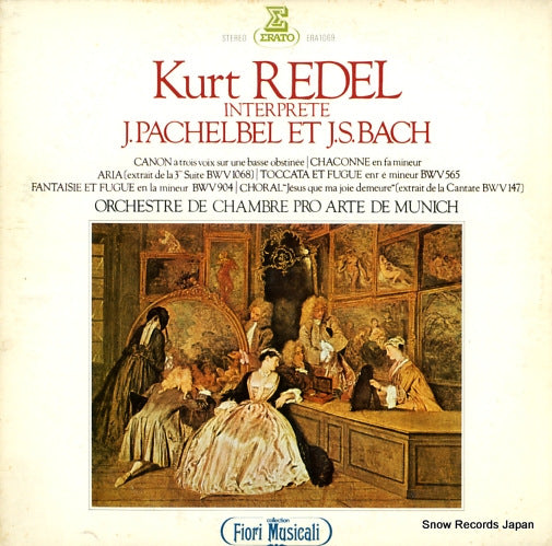 REDEL, KURT kurt redel interprete bach ERA1069